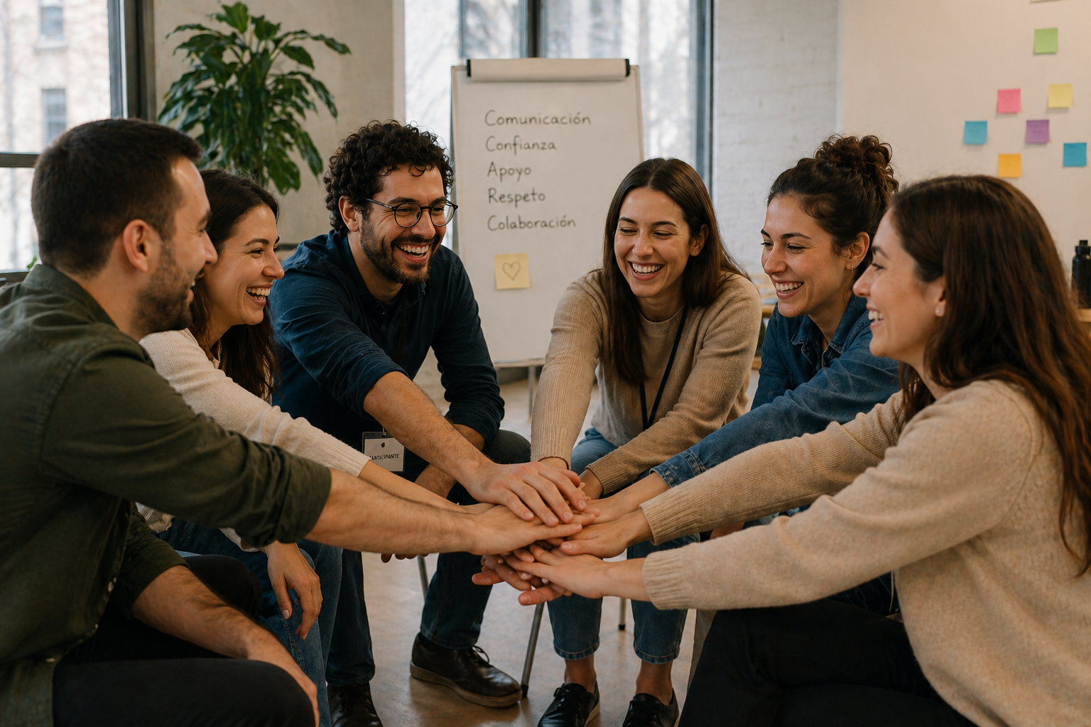 Equipo de Dexum en sesión